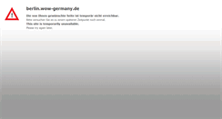 Desktop Screenshot of berlin.wow-germany.de